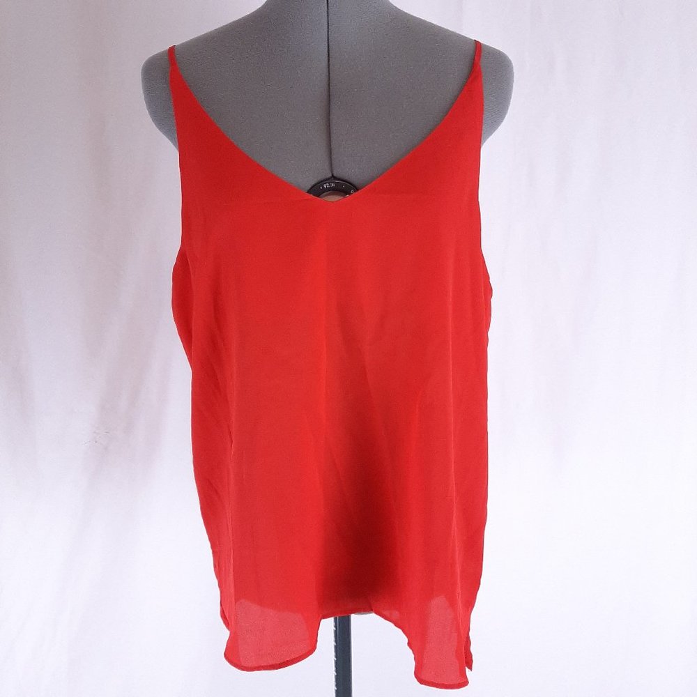 ShineStar Red Tank Top Sheer XL